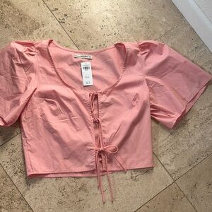 Abercrombie & Fitch Pink Blouse